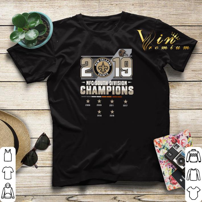 New Orleans Saints 2006 2019 NFC South Division Champions shirt sweater 4 - New Orleans Saints 2006-2019 NFC South Division Champions shirt sweater