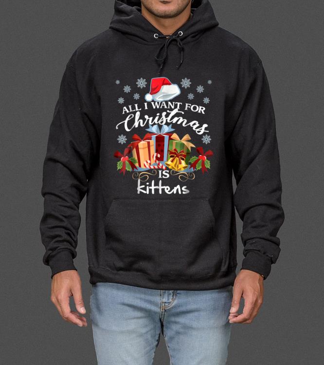 Nice All I Want For Christmas Is Kittens For Cat Lovers sweater 4 - Nice All I Want For Christmas Is Kittens For Cat Lovers sweater