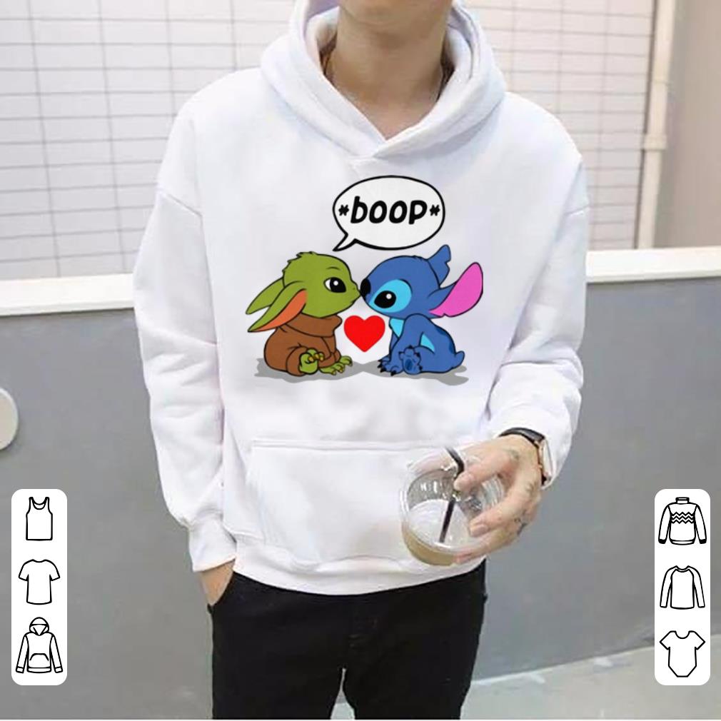 Nice Baby Yoda Kiss Baby Stitch Boop shirt 4 - Nice Baby Yoda Kiss Baby Stitch Boop shirt