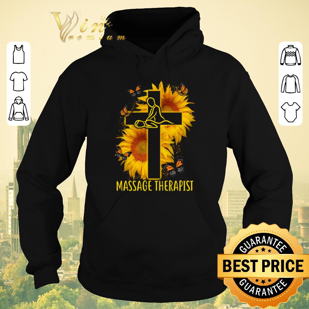 Nice Butterfly Massage Therapist Christ Sunflower shirt sweater 4 - Nice Butterfly Massage Therapist Christ Sunflower shirt sweater