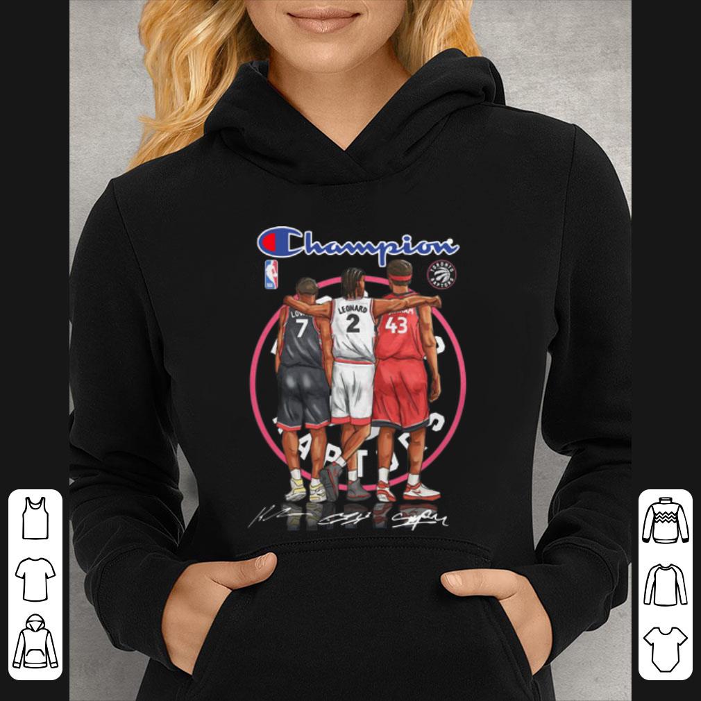 Nice Champions Kyle Lowry Leonard Pascal Siakam Toronto Raptors shirt 4 - Nice Champions Kyle Lowry Leonard Pascal Siakam Toronto Raptors shirt