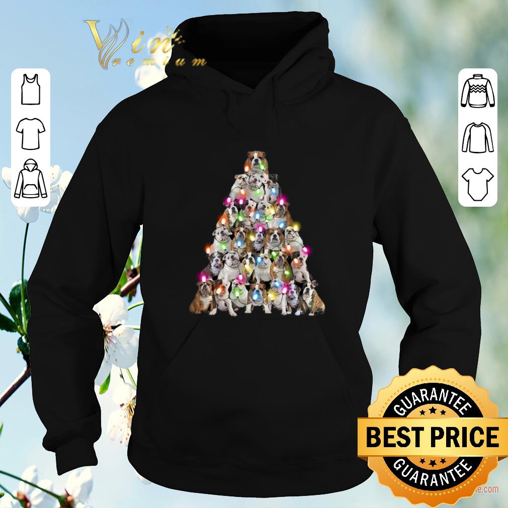 Nice Christmas tree Bulldog shirt Nice Christmas tree Bulldog shirt 4 - Nice Christmas tree Bulldog shirt