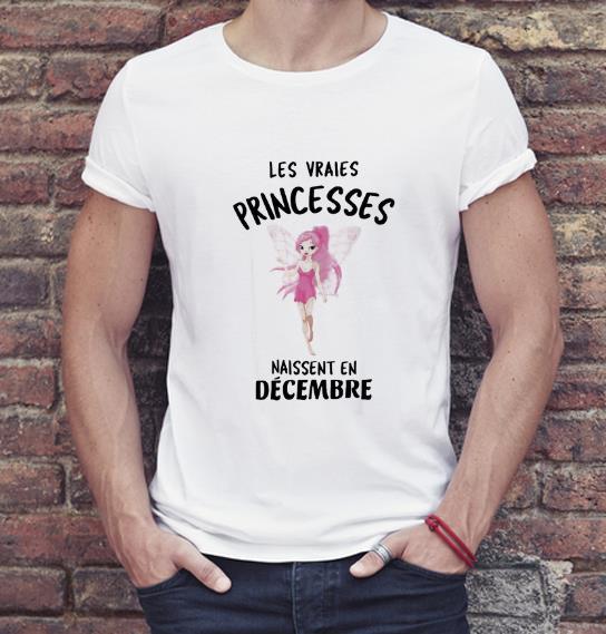 Nice Disney Les Vraies Princesses Naissent En Decembre shirt 4 - Nice Disney Les Vraies Princesses Naissent En Decembre shirt