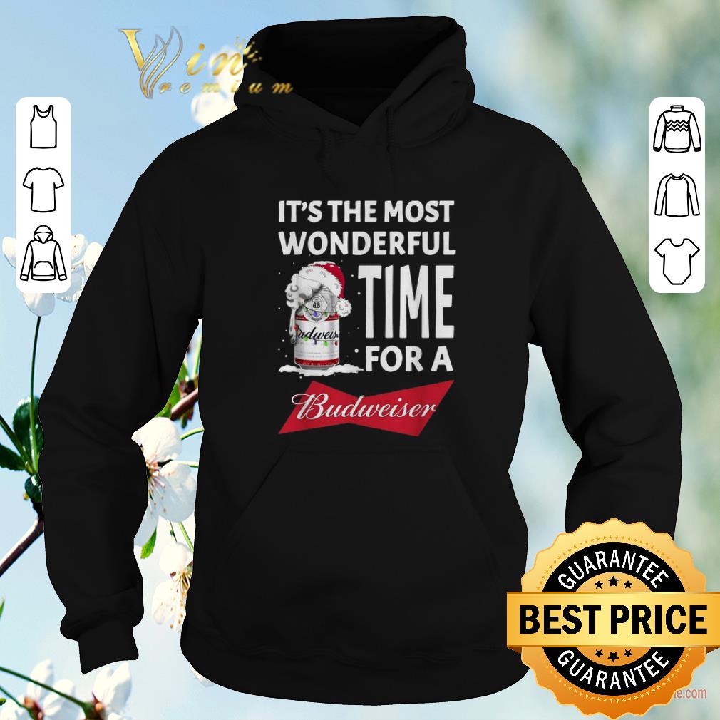 Nice It's the most wonderful time for a Budweiser Christmas shirt sweater Nice It s the most wonderful time for a Budweiser Christmas shirt sweater 4 - Nice It's the most wonderful time for a Budweiser Christmas shirt sweater