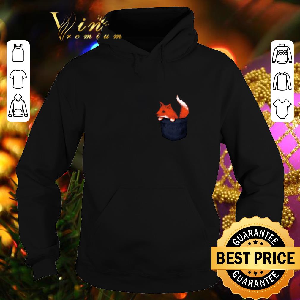 Nice Little fox in pocket shirt Nice Little fox in pocket shirt 4 - Nice Little fox in pocket shirt