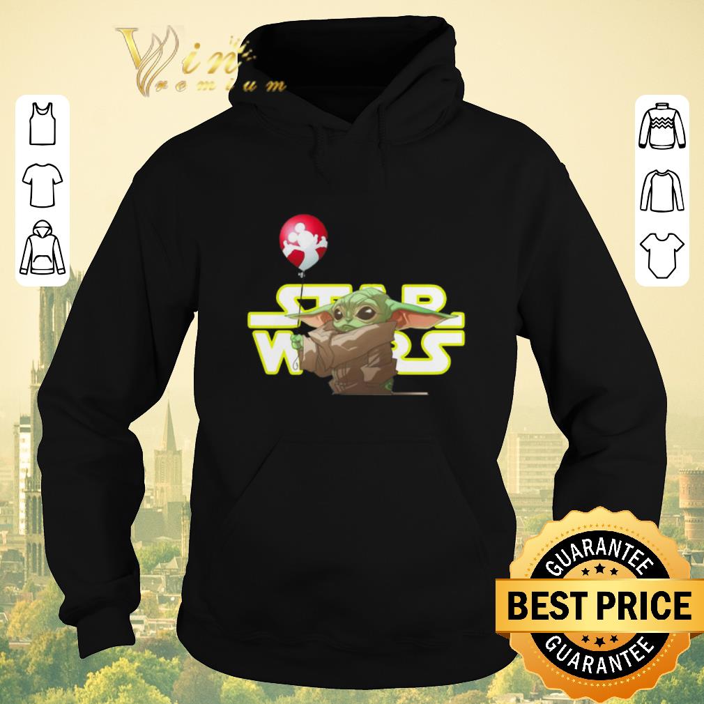 Nice Mickey Star Wars Baby Yoda Hold Balloon shirt 4 - Nice Mickey Star Wars Baby Yoda Hold Balloon shirt