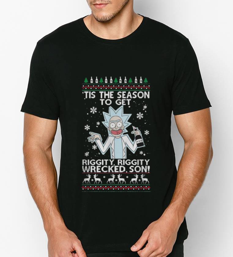 Nice Rick Sanchez Riggity Riggity Wrecked Son Ugly Christmas shirt 4 - Nice Rick Sanchez Riggity Riggity Wrecked Son Ugly Christmas shirt