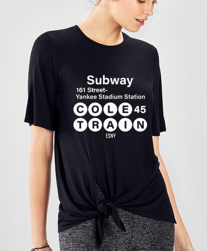 Nice Subway 161 Street Station Yankee Stadium Cole 45 Train Esny shirt 4 - Nice Subway 161 Street Station- Yankee Stadium Cole 45 Train Esny shirt