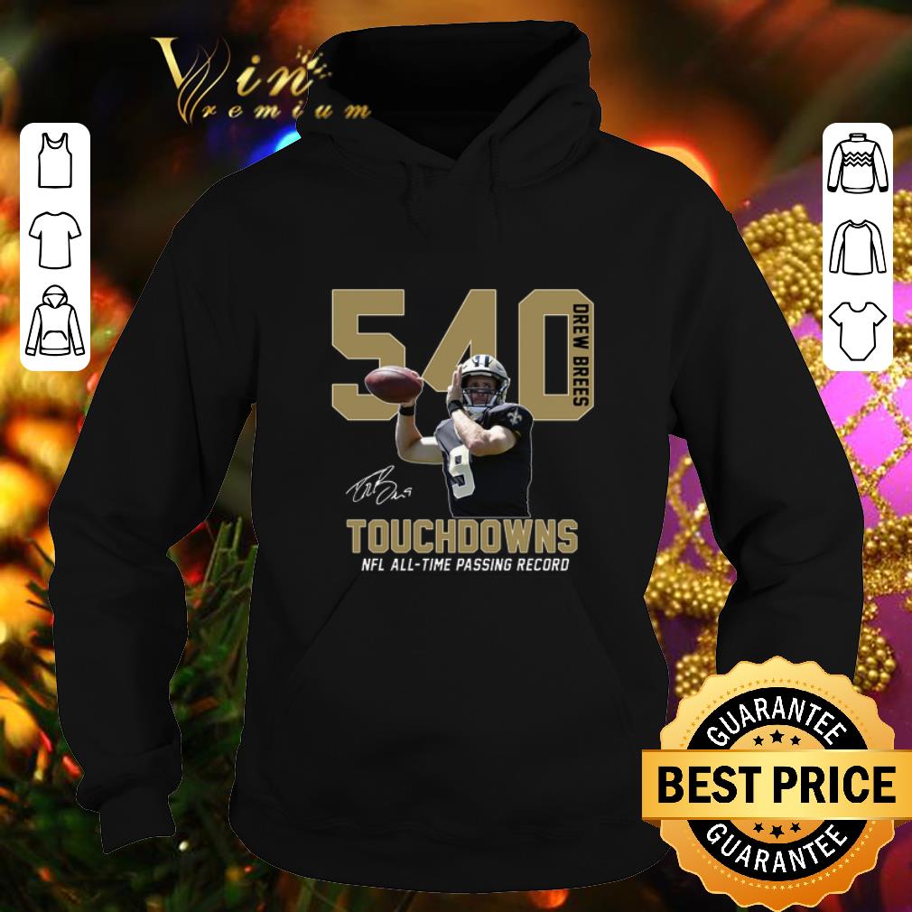 Official 540 Drew Brees signature NFL all time passing to record shirt 4 - Official 540 Drew Brees signature NFL all time passing to record shirt