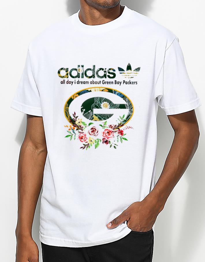 Official Adidas all day I dream about Green Bay Packers shirt 4 - Official Adidas all day I dream about Green Bay Packers shirt