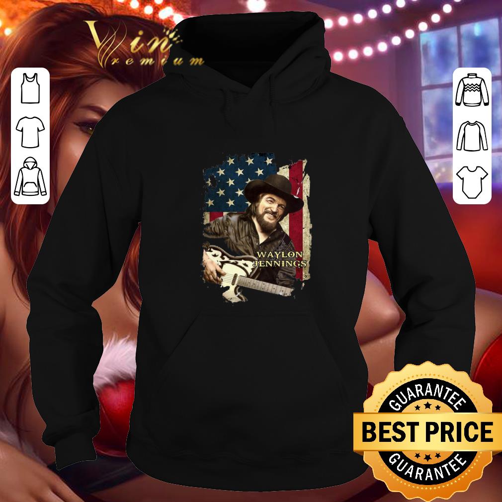 Official American flag Waylon Jennings shirt Official American flag Waylon Jennings shirt 4 - Official American flag Waylon Jennings shirt