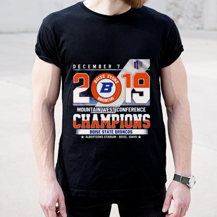 Official Boise State Broncos December 7 mountain west conference 2019 champions shirt 4 - Official Boise State Broncos December 7 mountain west conference 2019 champions shirt