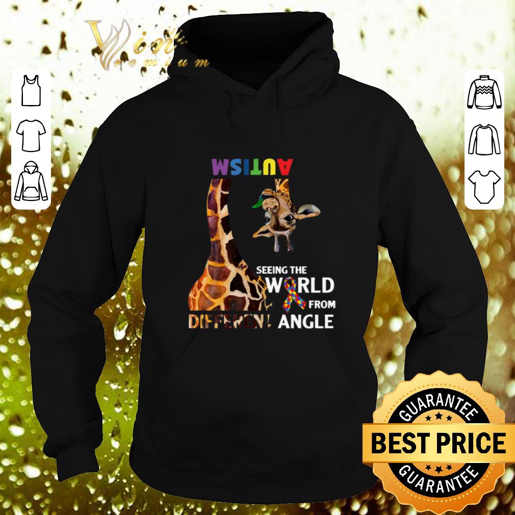 Official Giraffe Autism seeing the world from different angle shirt Official Giraffe Autism seeing the world from different angle shirt 4 - Official Giraffe Autism seeing the world from different angle shirt