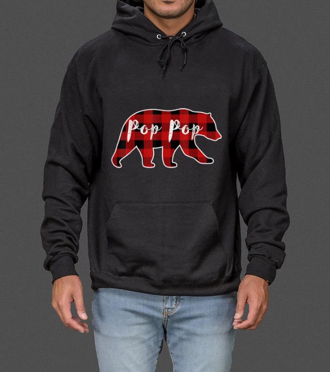 Official Mens Pop Pop Bear Red Plaid Christmas Pajama Family Gift sweater 4 - Official Mens Pop Pop Bear Red Plaid Christmas Pajama Family Gift sweater
