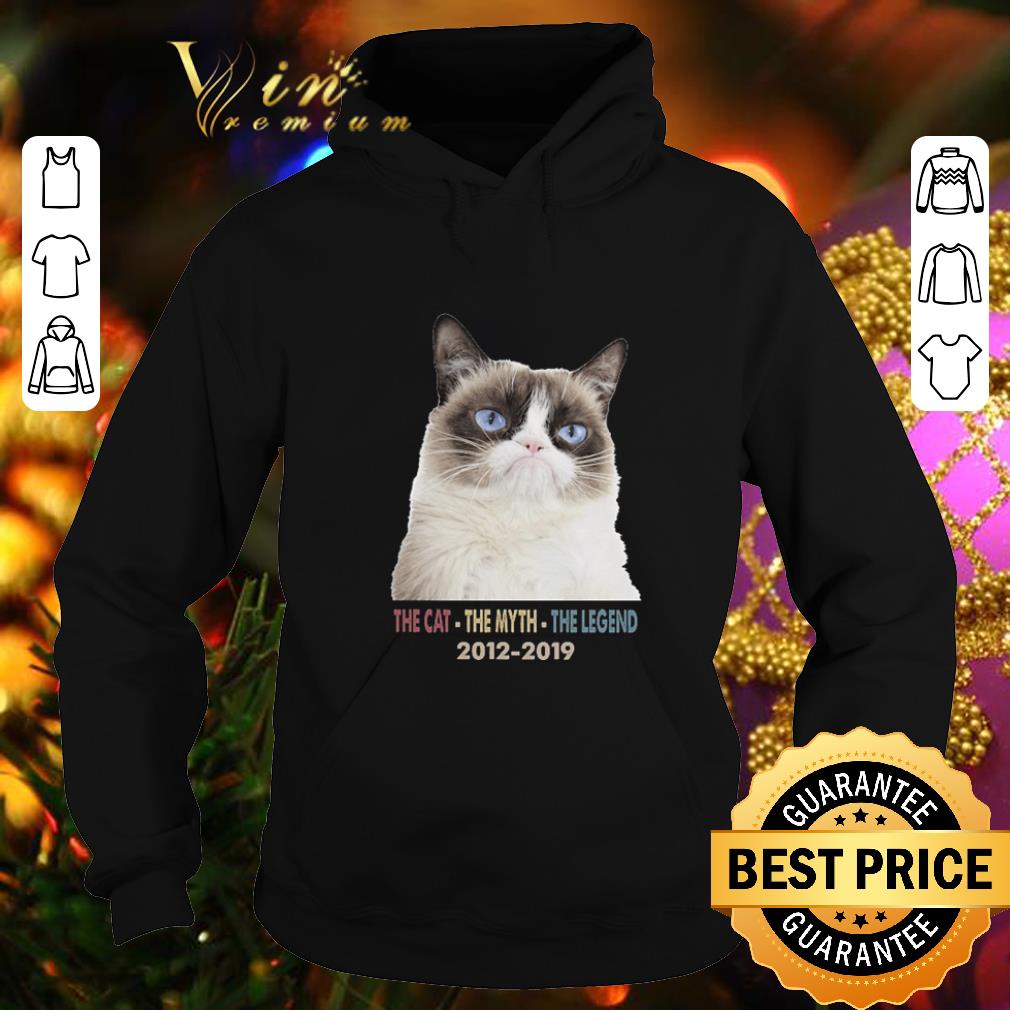 Official RIP Grumpy cat The cat the myth the legend 2012-2019 vintage shirt Official RIP Grumpy cat The cat the myth the legend 2012 2019 vintage shirt 4 - Official RIP Grumpy cat The cat the myth the legend 2012-2019 vintage shirt