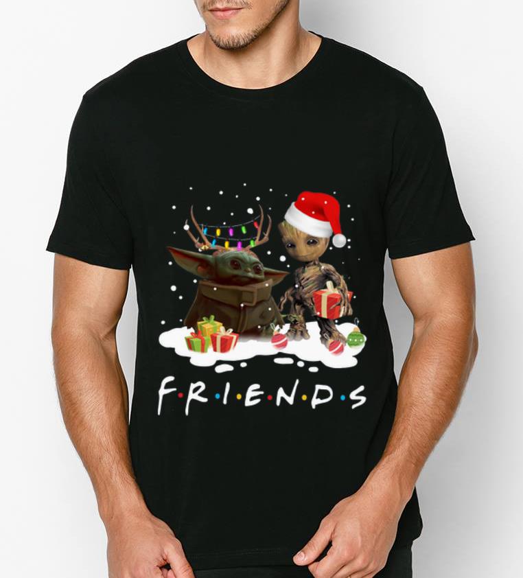 Official Santa baby Yoda and baby Groot Reindeer light christmas shirt 4 1 - Official Santa baby Yoda and baby Groot Reindeer light christmas shirt