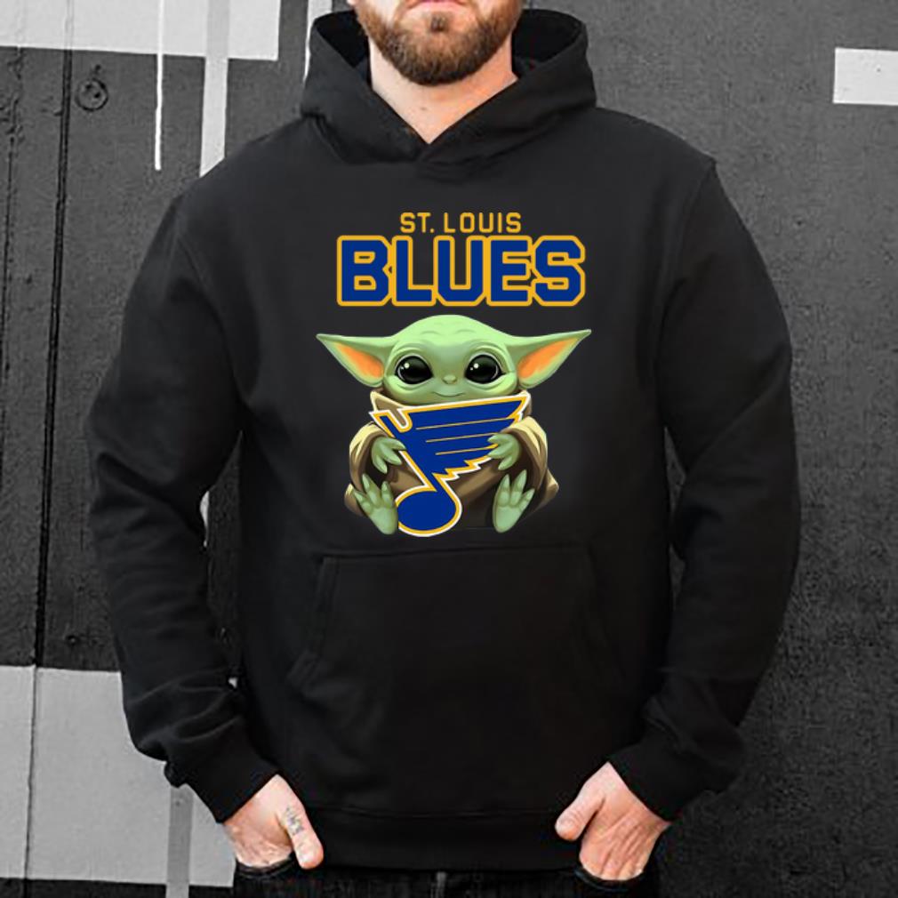 Official Star Wars Hockey Baby Yoda Hug St Louis Blues shirt 4 - Official Star Wars Hockey Baby Yoda Hug St Louis Blues shirt
