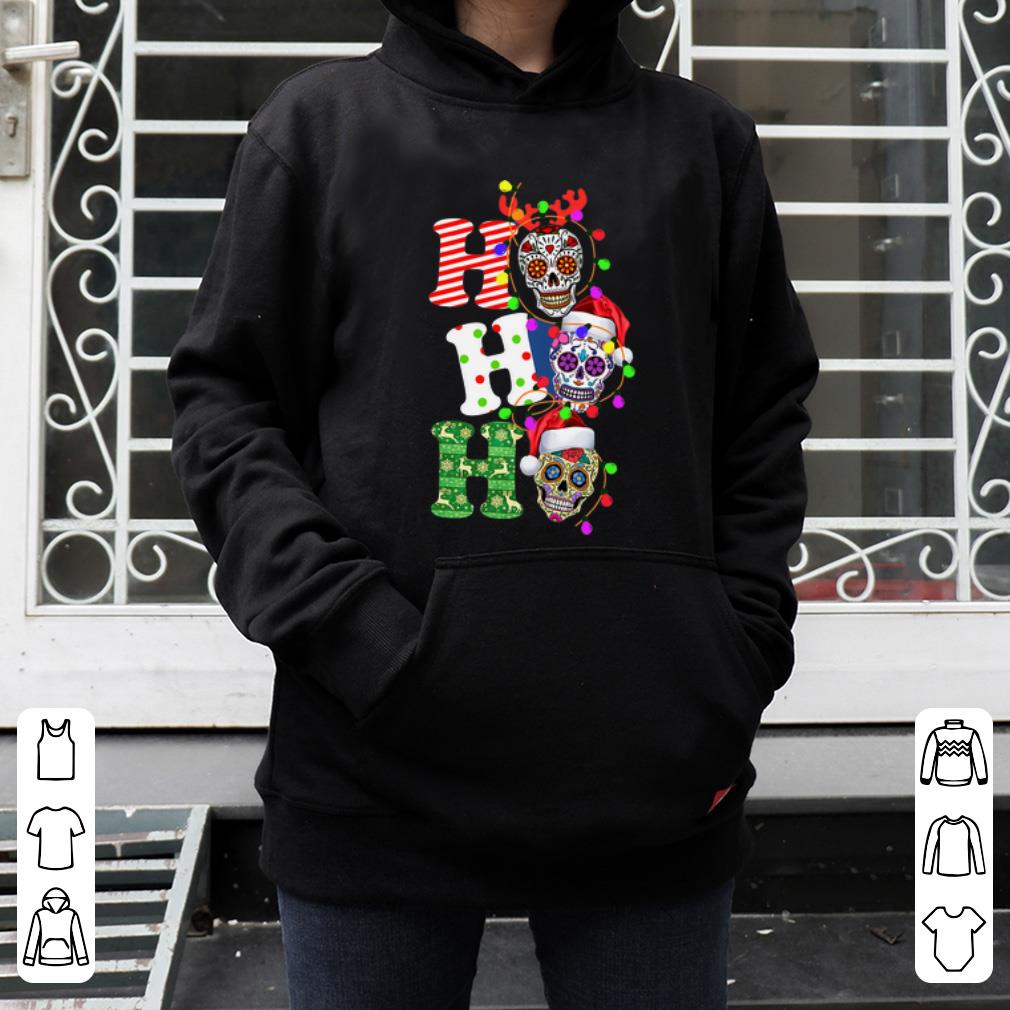 Official Sugar Skull Ho Ho Ho Christmas shirt 4 - Official Sugar Skull Ho Ho Ho Christmas shirt