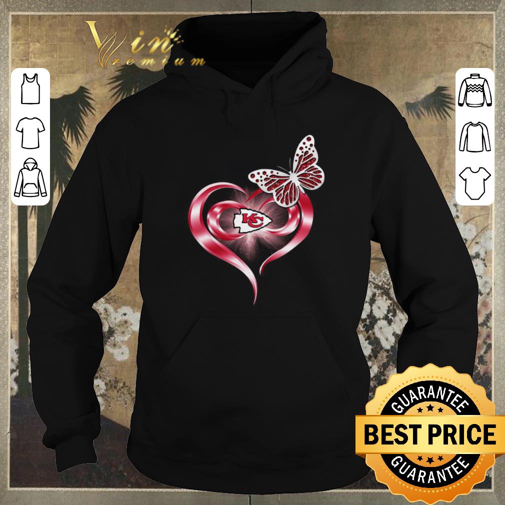 Original Butterfly Love Kansas City Chiefs Heart shirt sweater 4 - Original Butterfly Love Kansas City Chiefs Heart shirt sweater