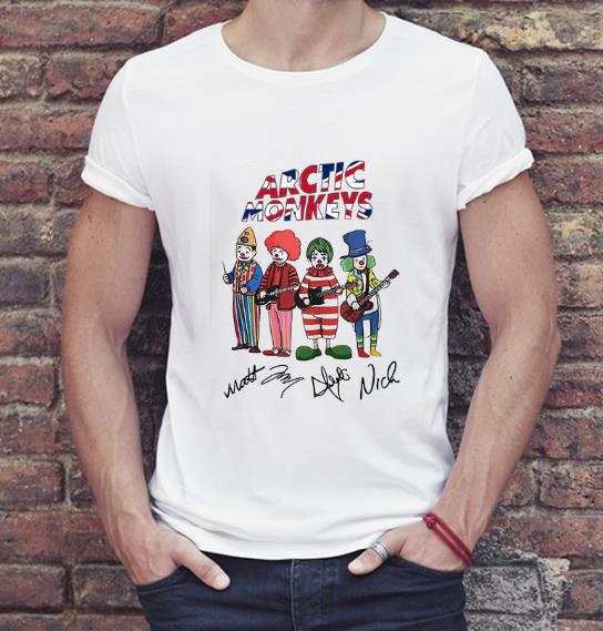 Original Clown Arctic Monkeys Signatures shirt 4 - Original Clown Arctic Monkeys Signatures shirt