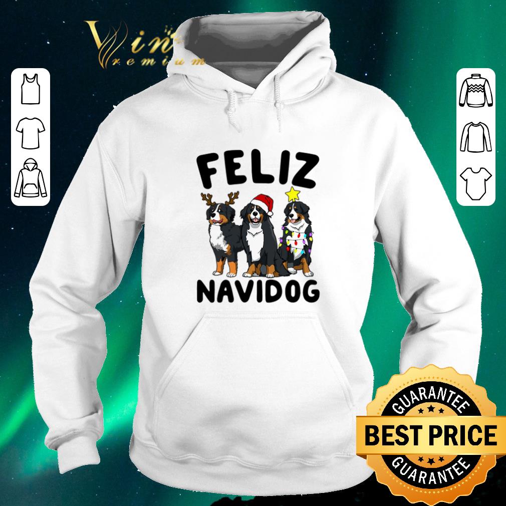Original Feliz Navidog Bernese Mountain Dog Christmas shirt sweater 4 - Original Feliz Navidog Bernese Mountain Dog Christmas shirt sweater