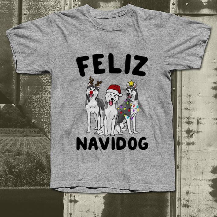 Original Husky Feliz Navidog Christmas shirt 4 - Original Husky Feliz Navidog Christmas shirt