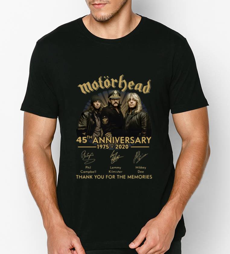 Original Motorhead 45th Anniversary 1975 2020 Signatures shirt 4 - Original Motorhead 45th Anniversary 1975-2020 Signatures shirt