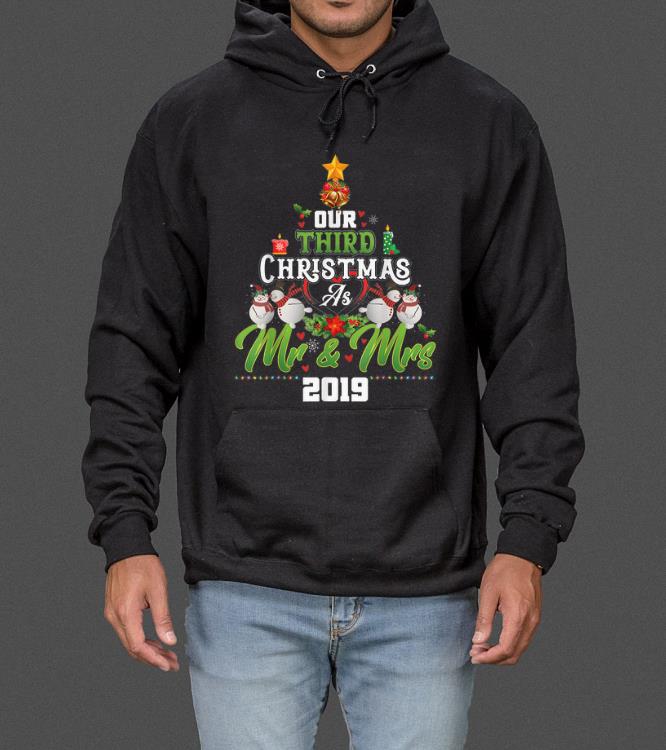 Original Our Third Christmas As Mr Mrs 2019 Christmas Tree sweater 4 - Original Our Third Christmas As Mr & Mrs 2019 Christmas Tree sweater