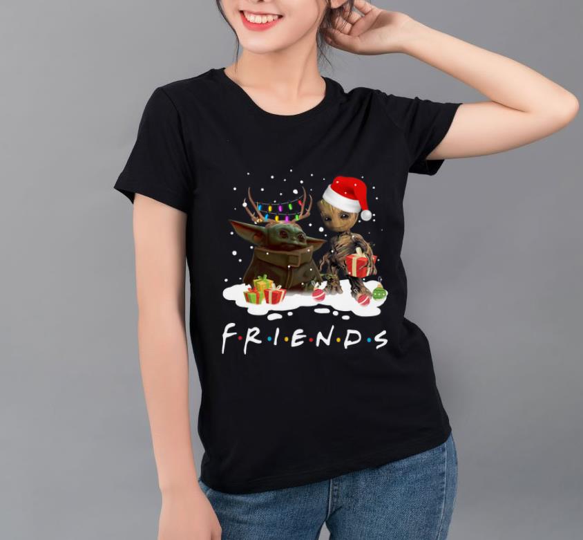 Original Santa Baby Yoda And Baby Groot Friends Merry Christmas shirt 4 - Original Santa Baby Yoda And Baby Groot Friends Merry Christmas shirt