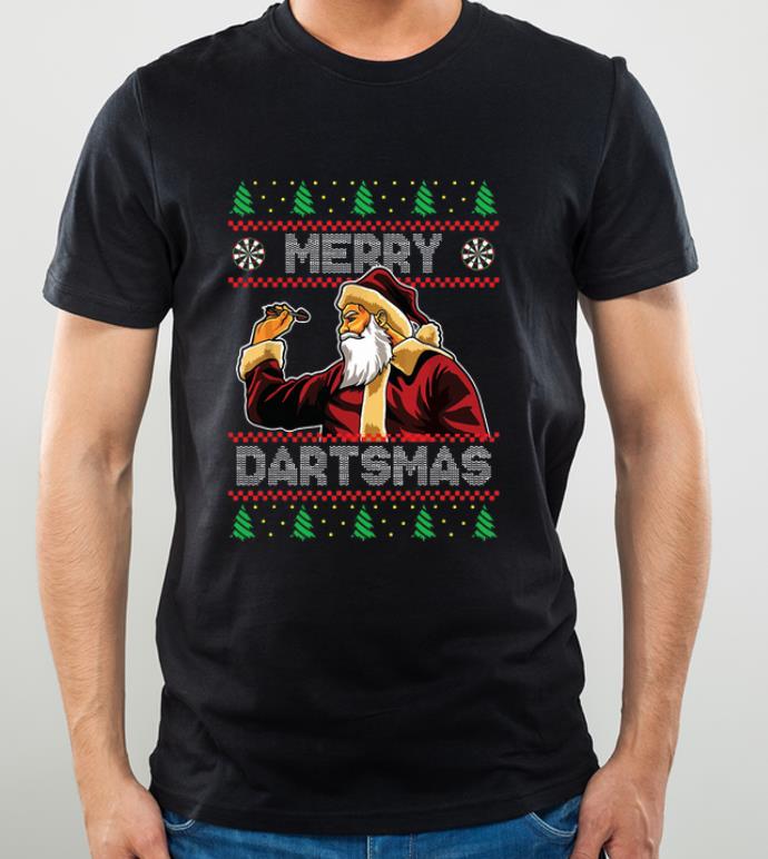 Original Santa Claus Playing dart Merry Dartmas ugly Christmas shirt 4 - Original Santa Claus Playing dart Merry Dartmas ugly Christmas shirt