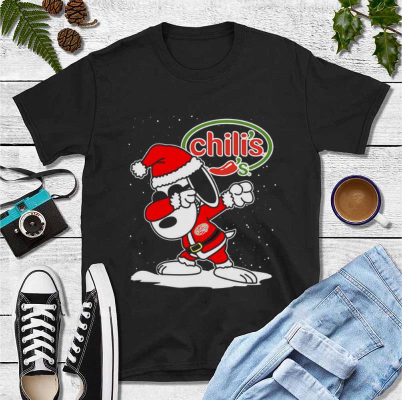 Original Santa Snoopy Chili s Merry Christmas shirt 4 - Original Santa Snoopy Chili’s Merry Christmas shirt