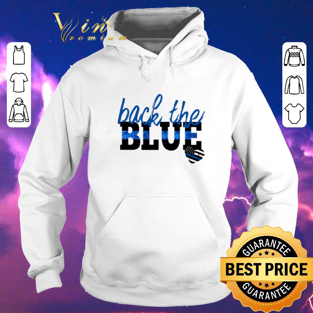 Original back the blue Thin Blue Line heart shirt sweater Original back the blue Thin Blue Line heart shirt sweater 4 - Original back the blue Thin Blue Line heart shirt sweater