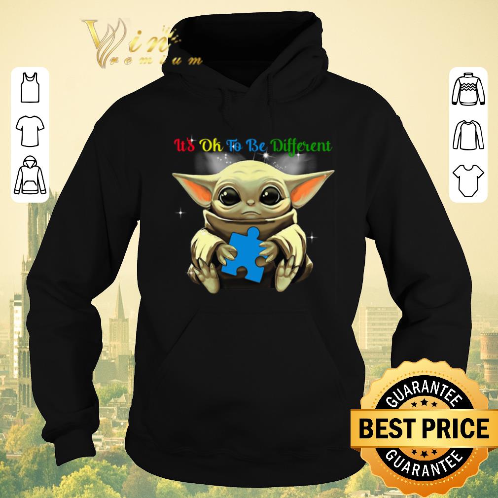 Premium Autism Awareness Baby Yoda it s ok to be different shirt sweater 4 - Premium Autism Awareness Baby Yoda it's ok to be different shirt sweater
