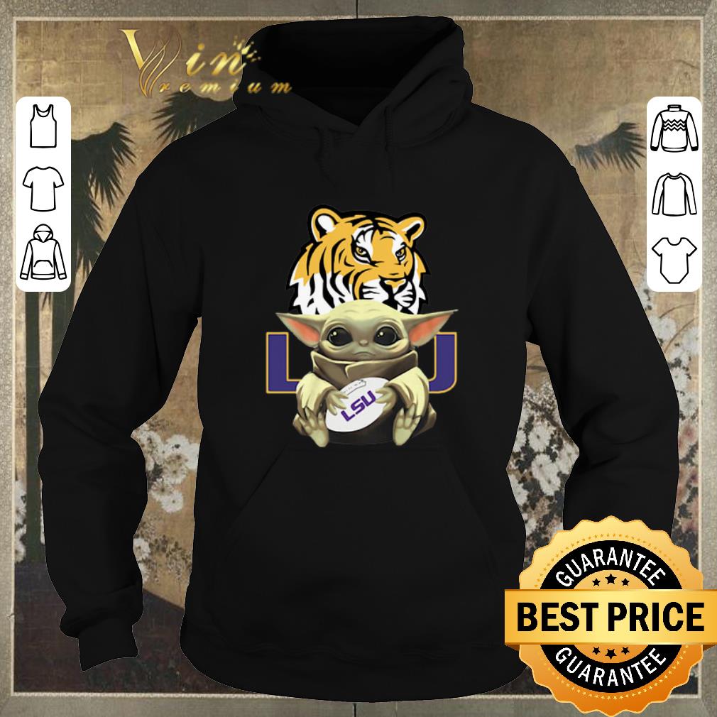 Premium Baby Yoda Hug LSU Tigers Star Wars shirt sweater 4 - Premium Baby Yoda Hug LSU Tigers Star Wars shirt sweater