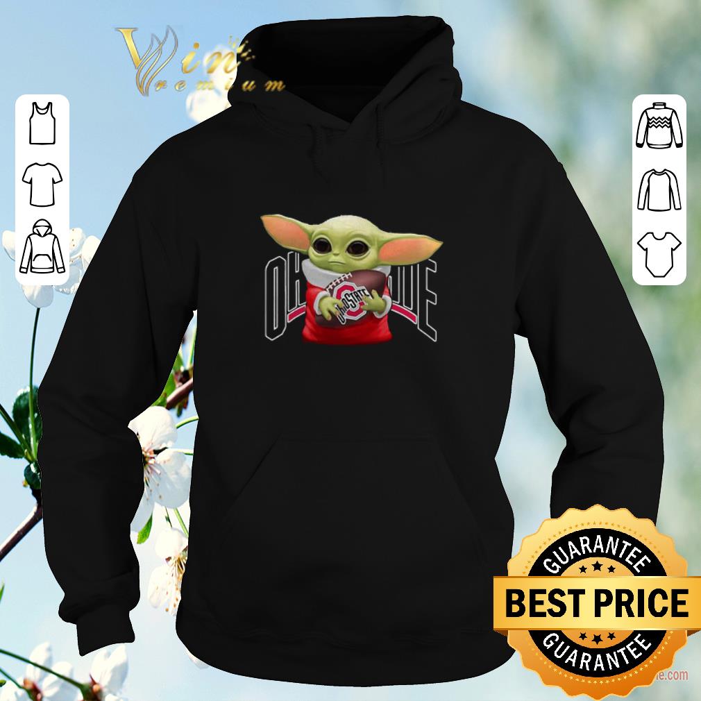 Premium Baby Yoda Hug Ohio State Buckeyes shirt sweater 4 - Premium Baby Yoda Hug Ohio State Buckeyes shirt sweater