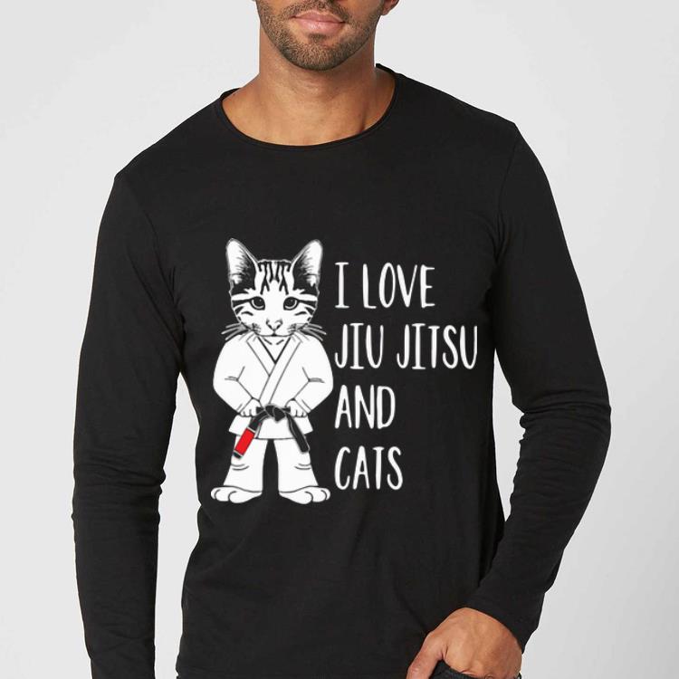 Premium Cat Lovers I Love Jiu Jitsu And Cats shirt 4 - Premium Cat Lovers I Love Jiu Jitsu And Cats shirt