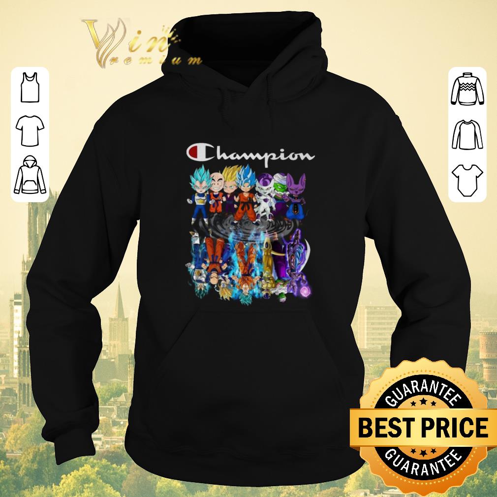 Premium Champion Dragon ball characters chibi reflection water mirror shirt sweater 4 - Premium Champion Dragon ball characters chibi reflection water mirror shirt sweater