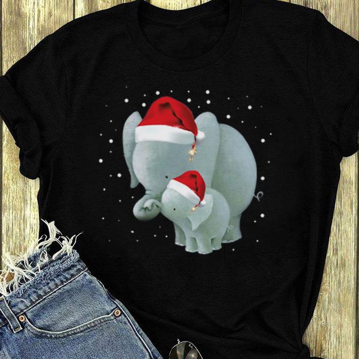 Premium Elephants Mom And Baby Christmas shirt 4 - Premium Elephants Mom And Baby Christmas shirt