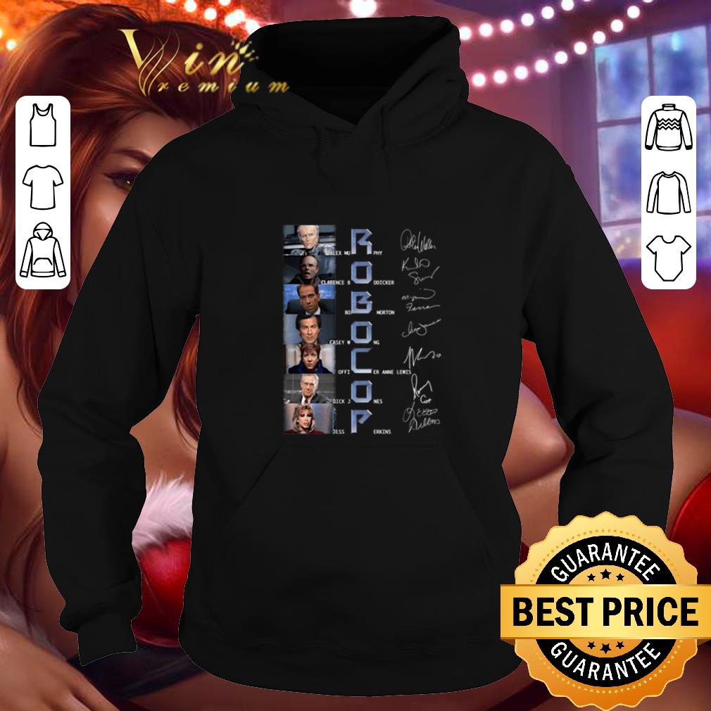 Premium RoboCop characters signatures shirt Premium RoboCop characters signatures shirt 4 - Premium RoboCop characters signatures shirt