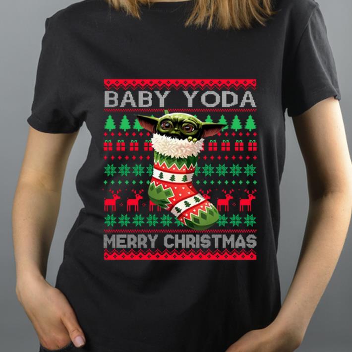 Premium Socks Baby Yoda Merry Christmas Ugly Christmas shirt 4 - Premium Socks Baby Yoda Merry Christmas Ugly Christmas shirt