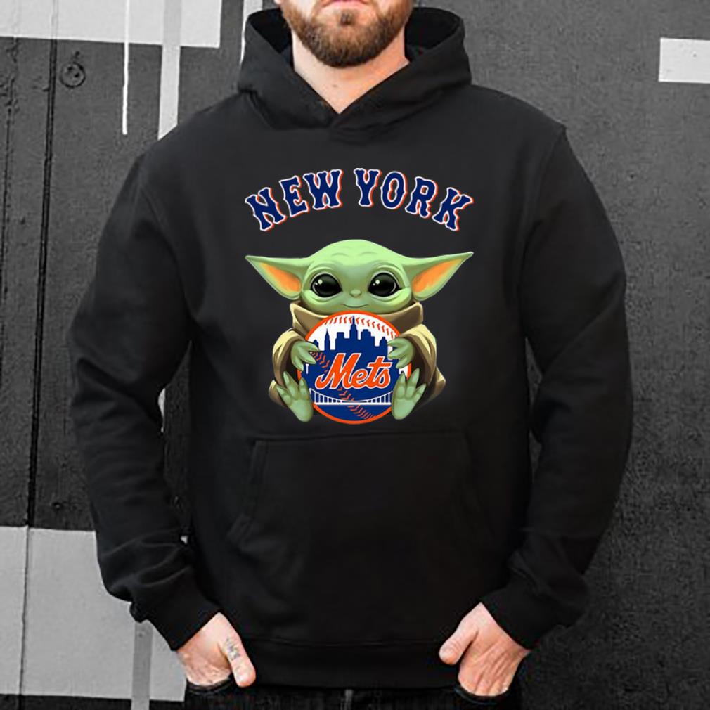 Premium Star Wars Baby Yoda Hug MLB New York Mets shirt 4 - Premium Star Wars Baby Yoda Hug MLB New York Mets shirt