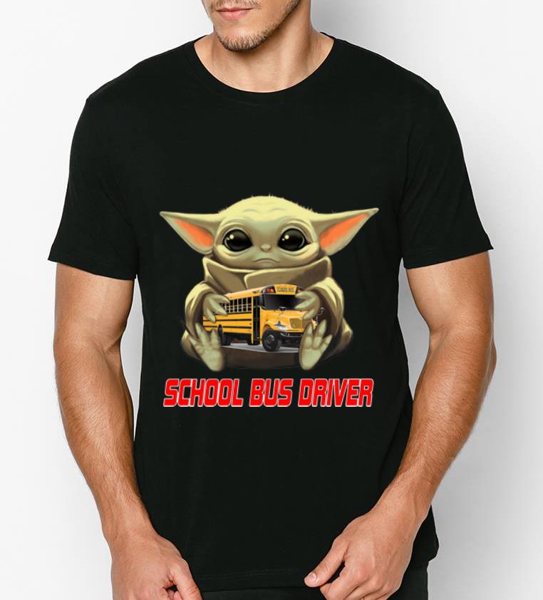 Premium Star Wars Baby Yoda Hug School Bus Driver shirt 4 - Premium Star Wars Baby Yoda Hug School Bus Driver shirt