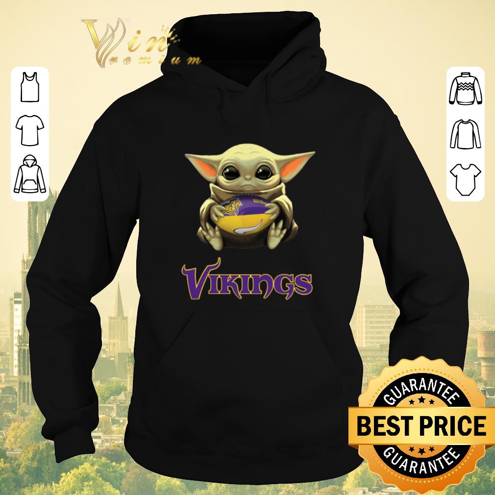 Premium Star Wars Baby Yoda hold Minnesota Vikings shirt 4 - Premium Star Wars Baby Yoda hold Minnesota Vikings shirt