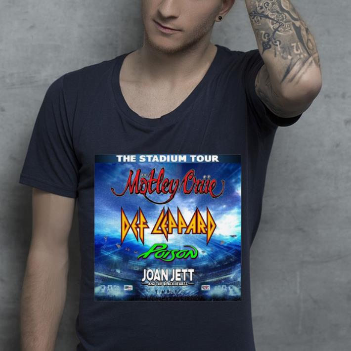 Premium The Stadium Tour Motley Crue Def Leppard Poison Joan Jett shirt 4 - Premium The Stadium Tour Motley Crue Def Leppard Poison Joan Jett shirt