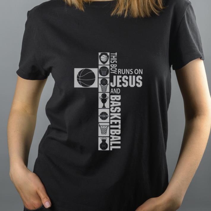 Premium This boy runs on Jesus and Basketball shirt 4 - Premium This boy runs on Jesus and Basketball shirt