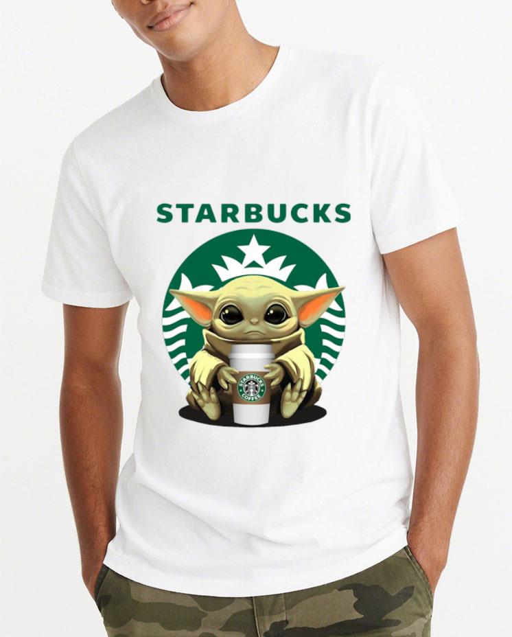 Pretty Baby Yoda Hug Starbucks shirt 4 - Pretty Baby Yoda Hug Starbucks shirt