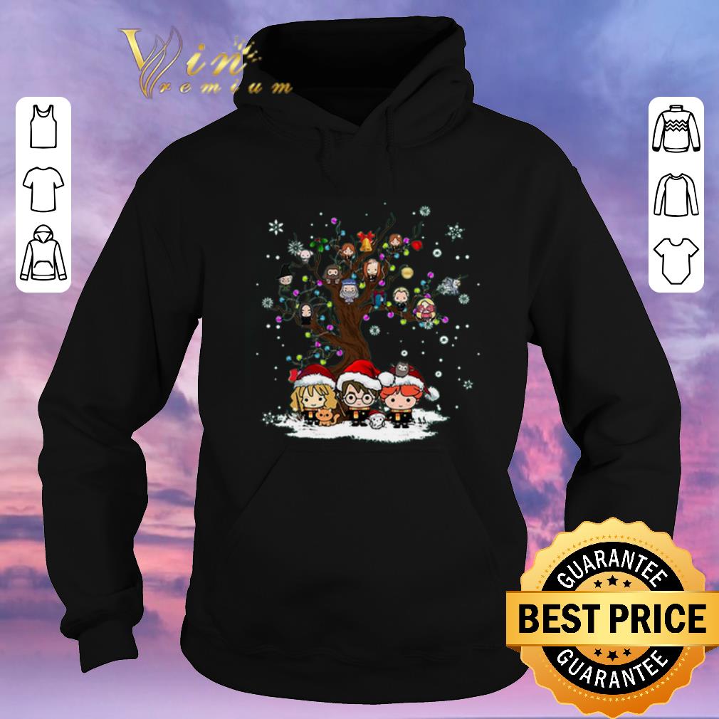 Pretty Christmas Harry Potter characters tree of life Snowflakes shirt 4 - Pretty Christmas Harry Potter characters tree of life Snowflakes shirt