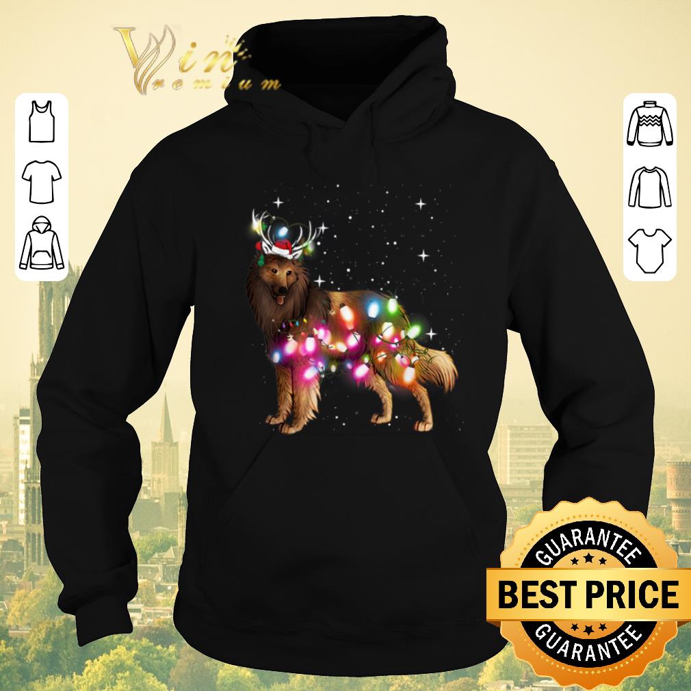 Pretty Christmas Lights Belgian Tervuren shirt 4 - Pretty Christmas Lights Belgian Tervuren shirt