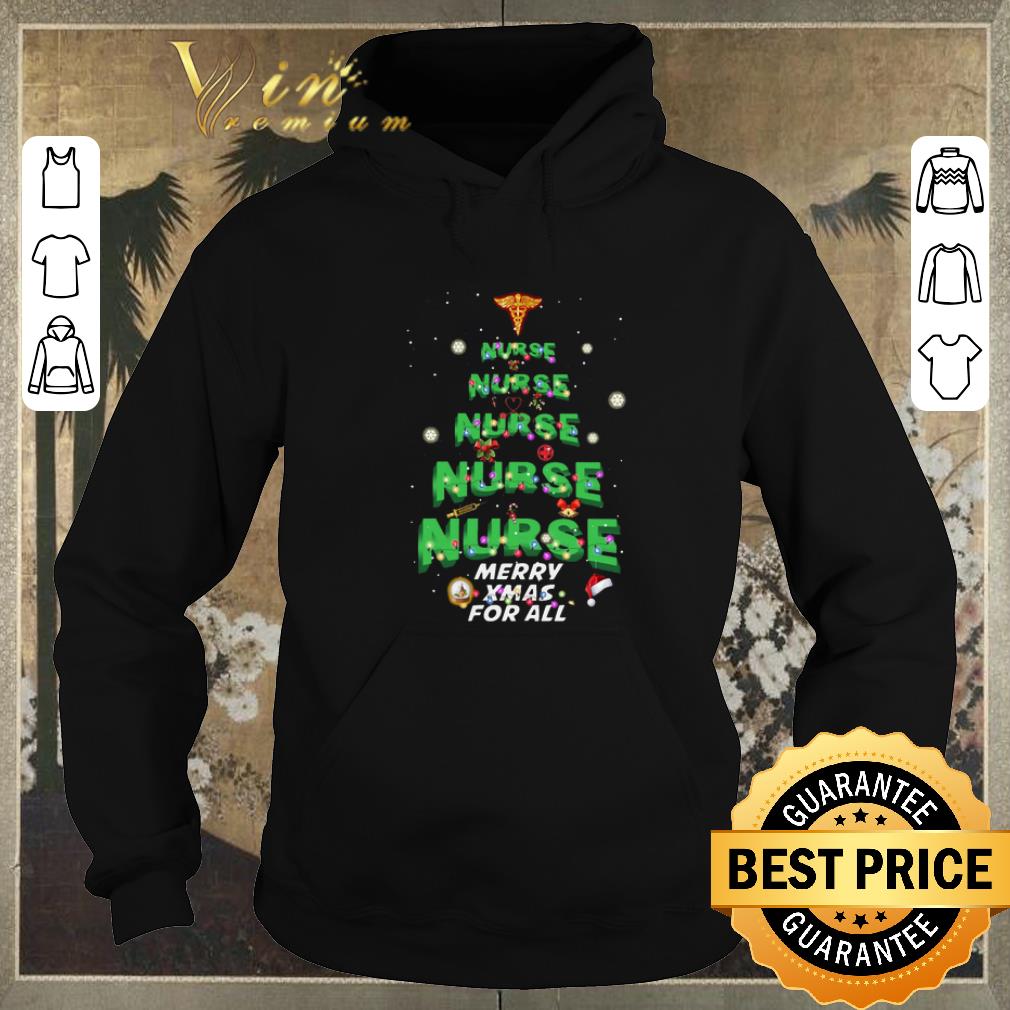 Pretty Christmas Nurse Merry XMas For All shirt Pretty Christmas Nurse Merry XMas For All shirt 4 - Pretty Christmas Nurse Merry XMas For All shirt