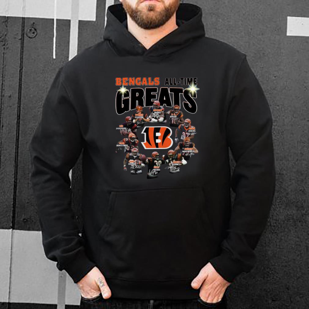 Pretty Cincinnati Bengals all time great players signatures shirt 4 - Pretty Cincinnati Bengals all time great players signatures shirt